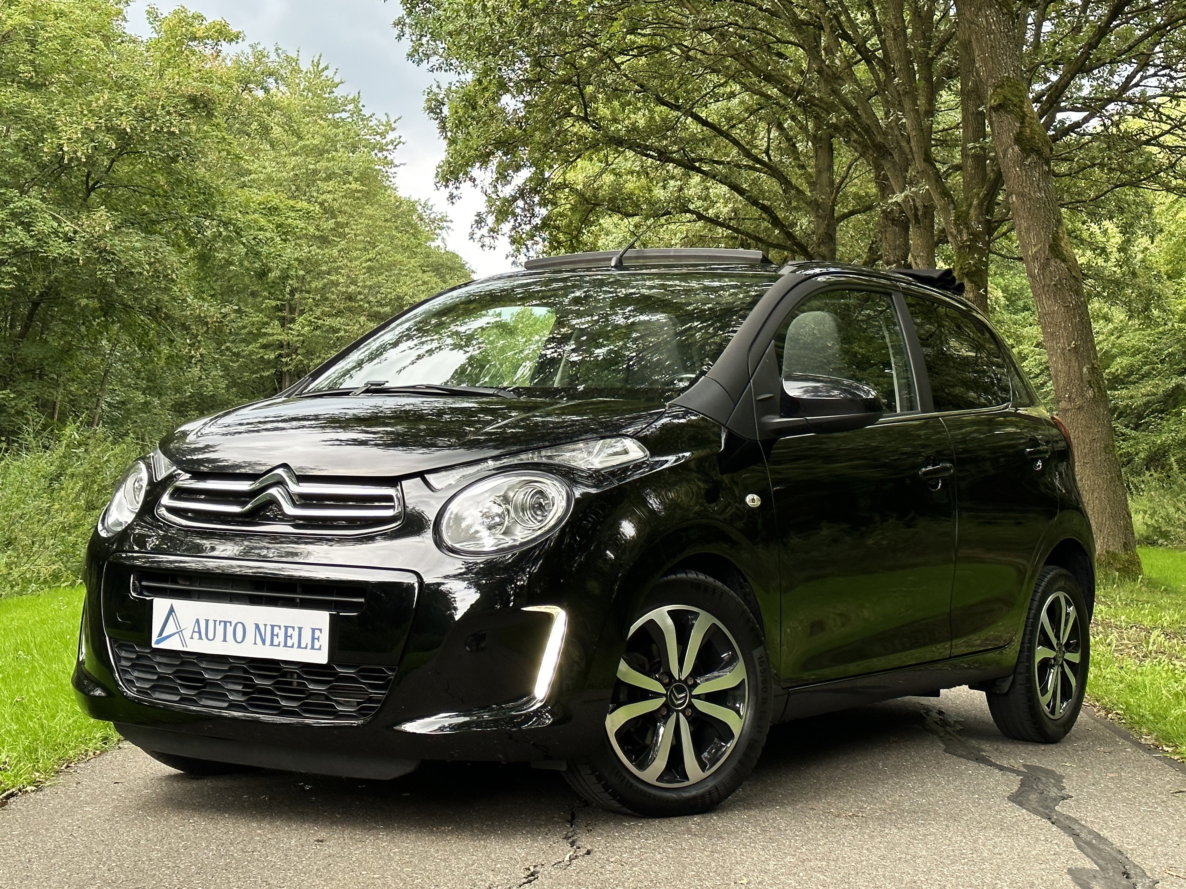 Citroën C1 Airscape Shine 1.2 82 PK!, open dak, Grootscherm, camera, carplay, bluetooth