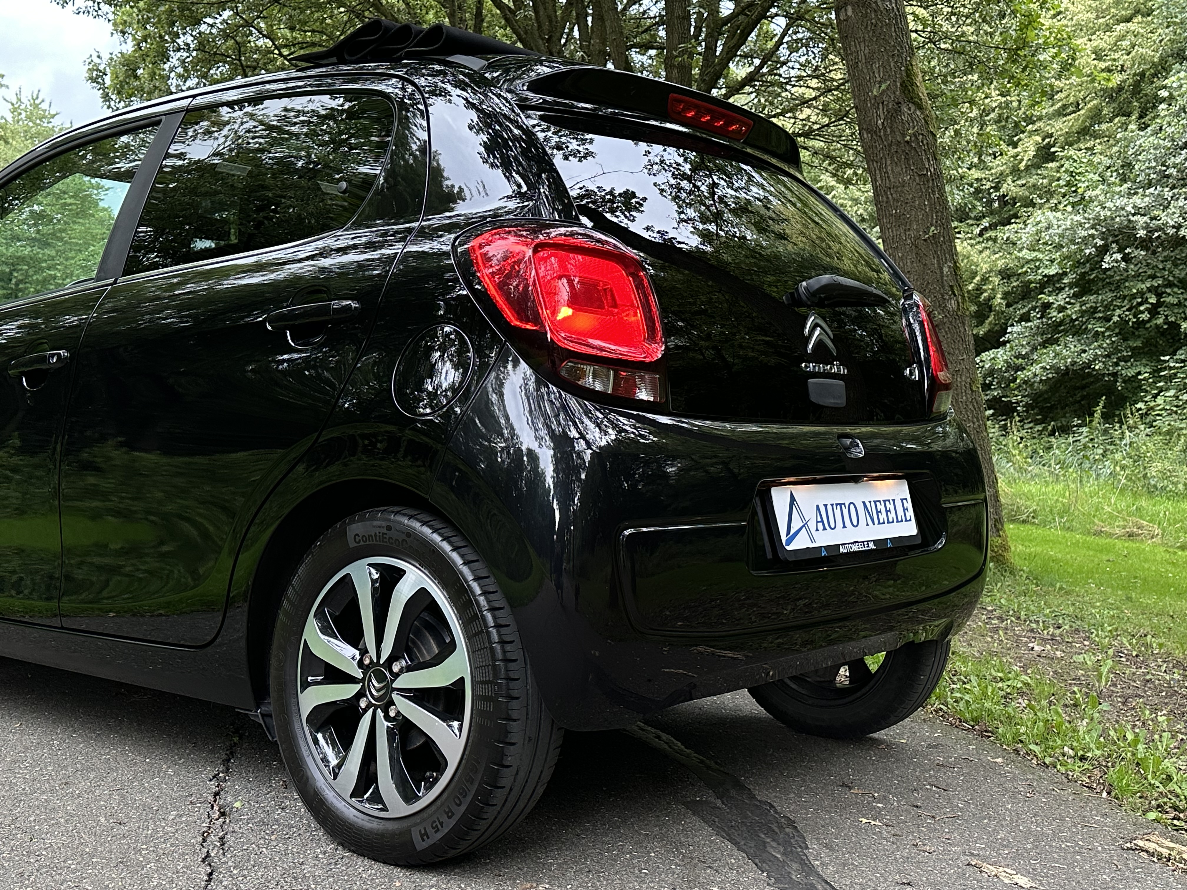 Citroën C1 Airscape Shine 1.2 82 PK!, open dak, Grootscherm, camera, carplay, bluetooth