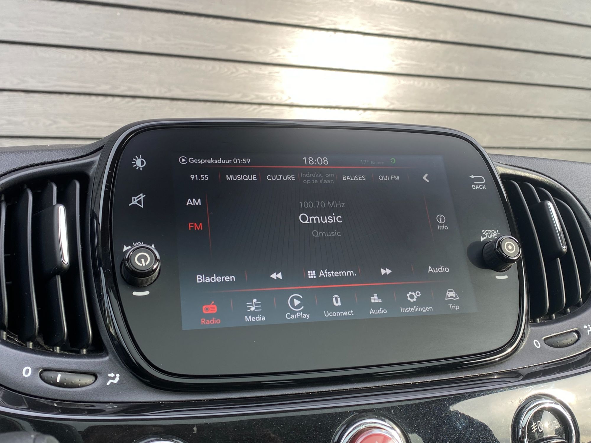 Fiat 500 1.2 Lounge Apple Carplay, Panoramadak, Cruise Control