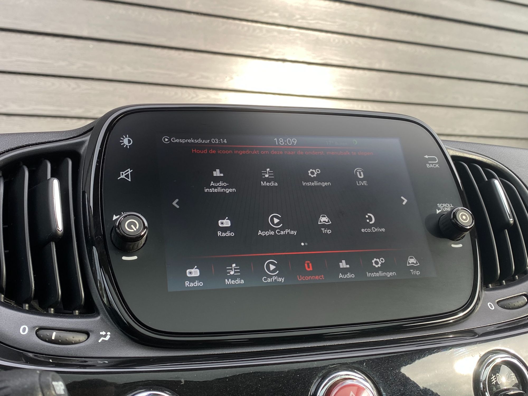 Fiat 500 1.2 Lounge Apple Carplay, Panoramadak, Cruise Control